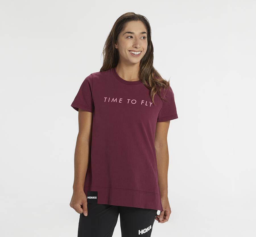 Camisa Hoka One One Mujer - Brand - Marrones - XTO375904